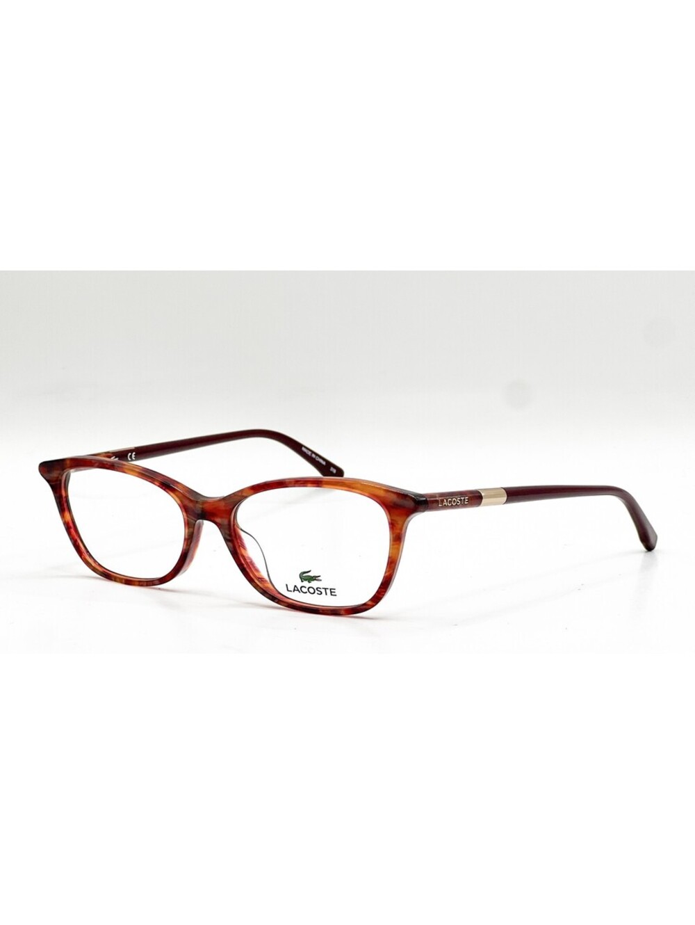 Lacoste L2791 615 Striped Red Rectangle Authentic Eyeglass Frames 52-16
